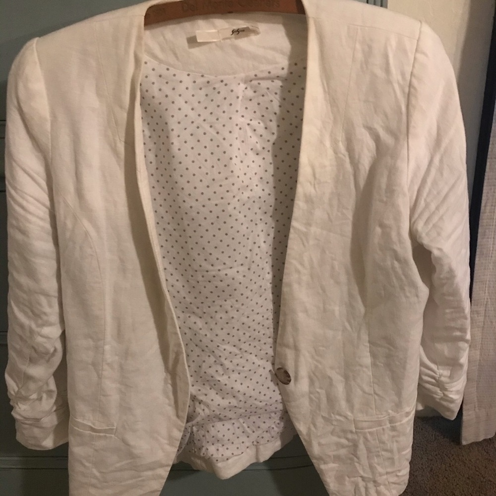 White blazer